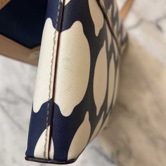 Kate Spade Bag Grant Street Crossbody Navy White French Lemons - Picture 4 of 11